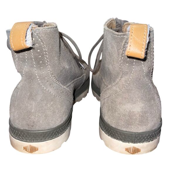 Palladium High Top SneakersSuede Pampa Bumper Toe Lug Sole - Picture 5 of 12